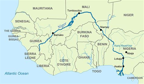Map Of The Niger River